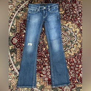 Express Jeans, boot cut low rise, size 4, like new